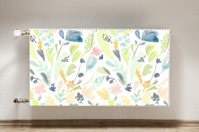 Magnetisk radiatorkåpa Blommor