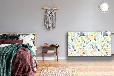 Magnetisk radiatorkåpa Blommor