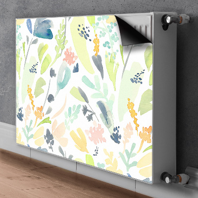 Magnetisk radiatorkåpa Blommor
