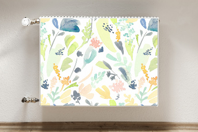 Magnetisk radiatorkåpa Blommor