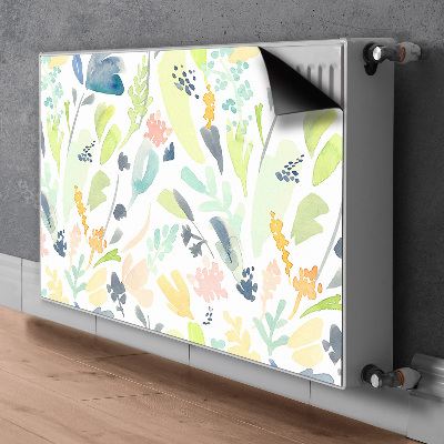 Magnetisk radiatorkåpa Blommor