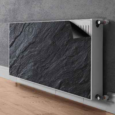 Magnetiskt radiatorskydd Svart marmor