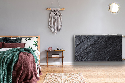 Magnetiskt radiatorskydd Svart marmor