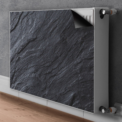 Magnetiskt radiatorskydd Svart marmor