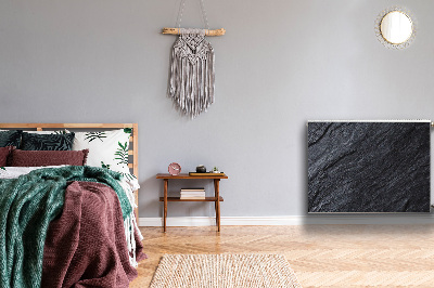 Magnetiskt radiatorskydd Svart marmor