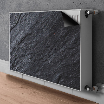 Magnetiskt radiatorskydd Svart marmor