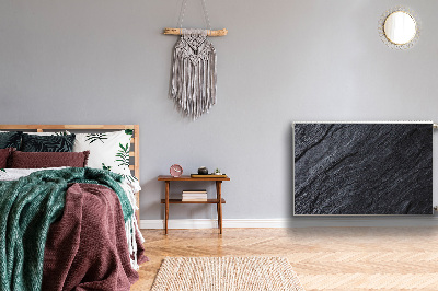 Magnetiskt radiatorskydd Svart marmor