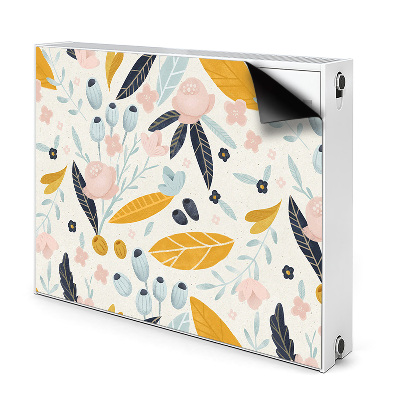 Magnetisk radiatorkåpa Pastellblad