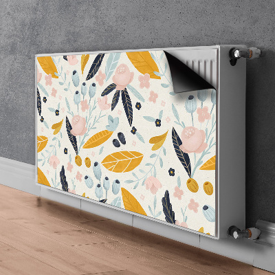 Magnetisk radiatorkåpa Pastellblad