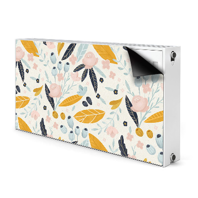 Magnetisk radiatorkåpa Pastellblad