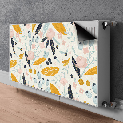 Magnetisk radiatorkåpa Pastellblad