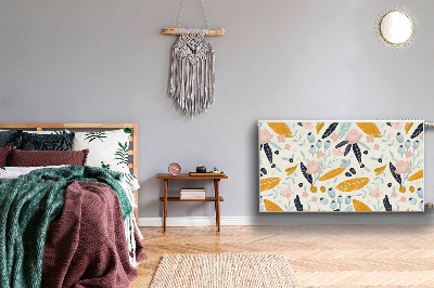 Magnetisk radiatorkåpa Pastellblad