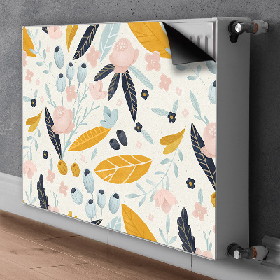 Magnetisk radiatorkåpa Pastellblad