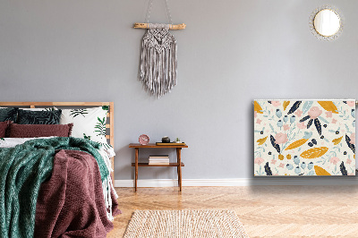 Magnetisk radiatorkåpa Pastellblad