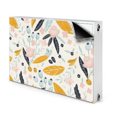 Magnetisk radiatorkåpa Pastellblad