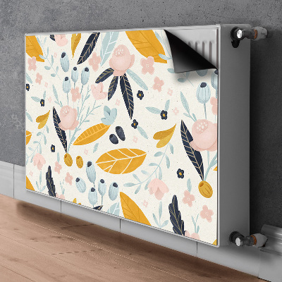 Magnetisk radiatorkåpa Pastellblad