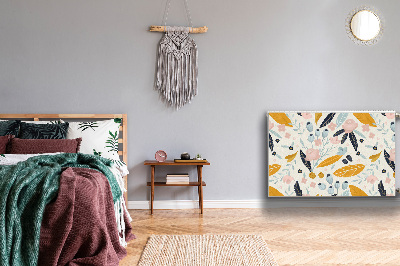Magnetisk radiatorkåpa Pastellblad