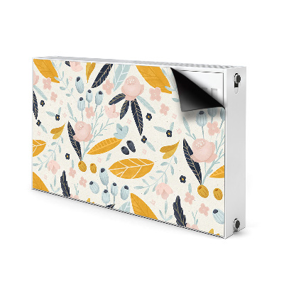 Magnetisk radiatorkåpa Pastellblad
