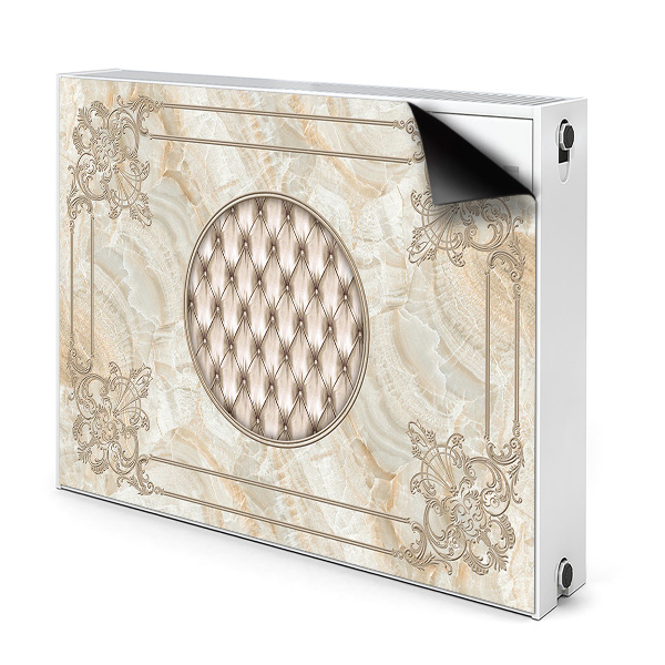 Magnetiskt radiatorskydd Elegant marmormönster
