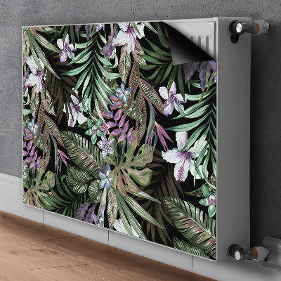 Magnetisk radiatorkåpa Palmblommor