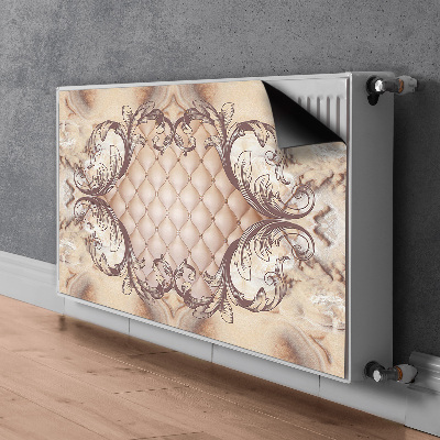 Magnetisk radiatorkåpa Quiltad lyxgrafik