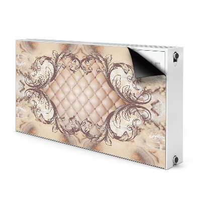 Magnetisk radiatorkåpa Quiltad lyxgrafik