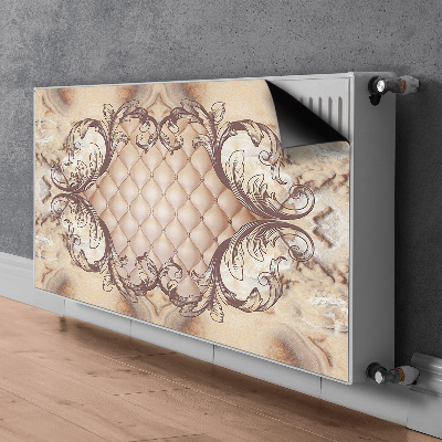 Magnetisk radiatorkåpa Quiltad lyxgrafik