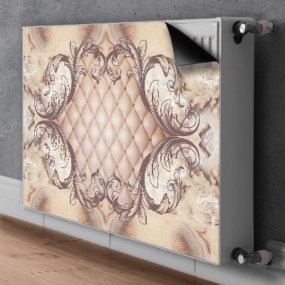 Magnetisk radiatorkåpa Quiltad lyxgrafik
