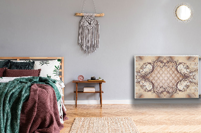 Magnetisk radiatorkåpa Quiltad lyxgrafik