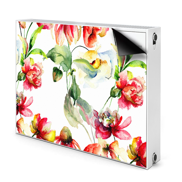 Magnetiskt radiatorskydd Vilda blommor