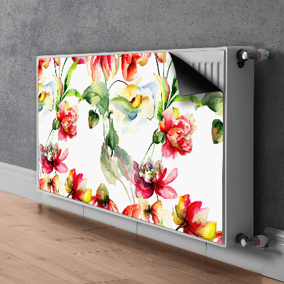 Magnetiskt radiatorskydd Vilda blommor