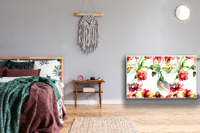 Magnetiskt radiatorskydd Vilda blommor