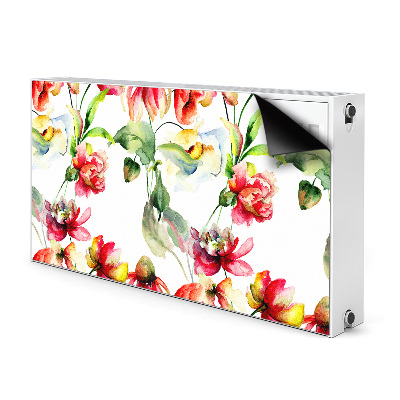 Magnetiskt radiatorskydd Vilda blommor