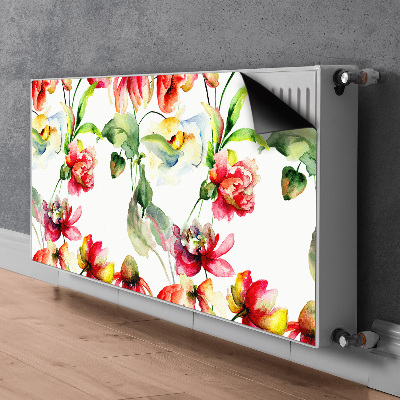 Magnetiskt radiatorskydd Vilda blommor