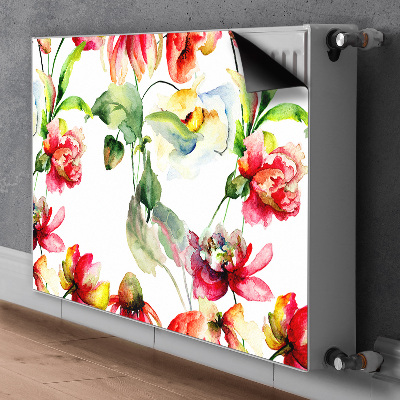Magnetiskt radiatorskydd Vilda blommor