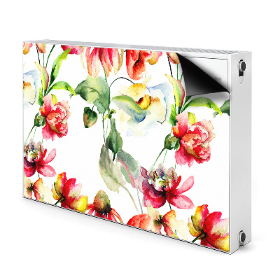 Magnetiskt radiatorskydd Vilda blommor