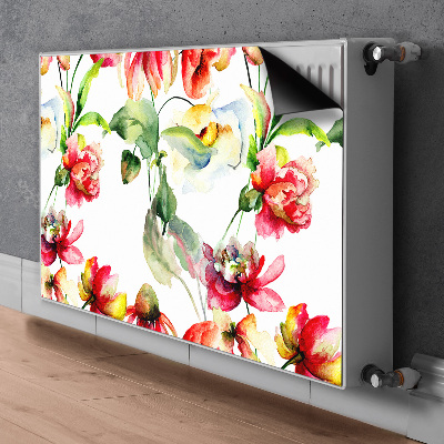 Magnetiskt radiatorskydd Vilda blommor
