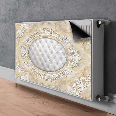 Magnetisk radiatorkåpa Snyggt mönster