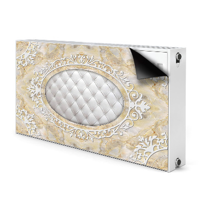 Magnetisk radiatorkåpa Snyggt mönster