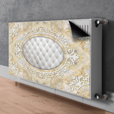 Magnetisk radiatorkåpa Snyggt mönster