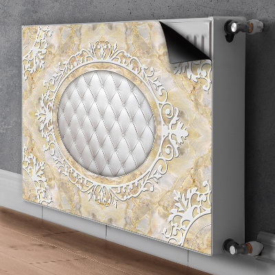 Magnetisk radiatorkåpa Snyggt mönster
