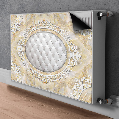 Magnetisk radiatorkåpa Snyggt mönster