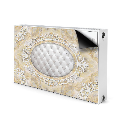 Magnetisk radiatorkåpa Snyggt mönster