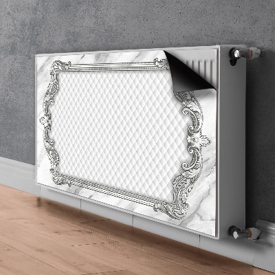Magnetisk radiatorkåpa Quiltat marmormönster