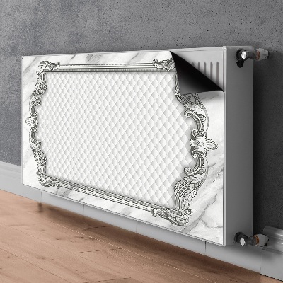 Magnetisk radiatorkåpa Quiltat marmormönster