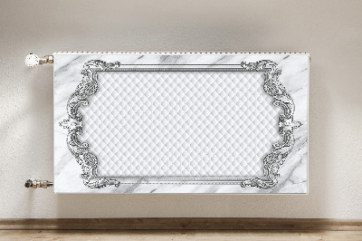 Magnetisk radiatorkåpa Quiltat marmormönster