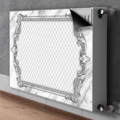 Magnetisk radiatorkåpa Quiltat marmormönster