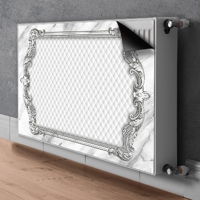 Magnetisk radiatorkåpa Quiltat marmormönster