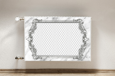 Magnetisk radiatorkåpa Quiltat marmormönster