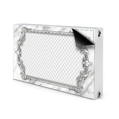 Magnetisk radiatorkåpa Quiltat marmormönster